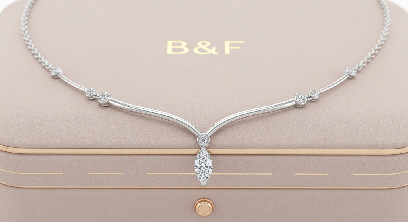 Pure elegance diamond necklaces