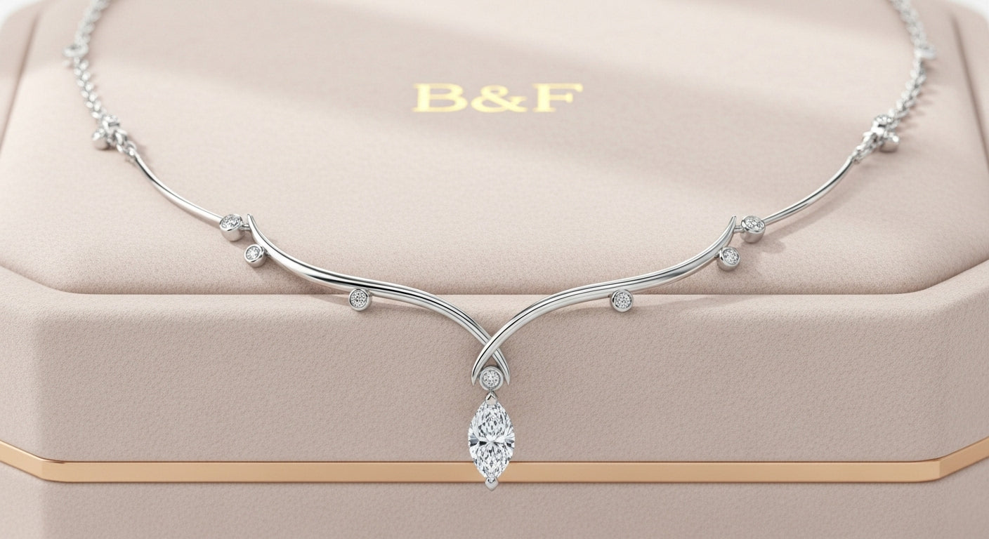 Pure elegance diamond necklaces
